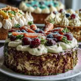 Easter Dessert Table Carrot Pavlova