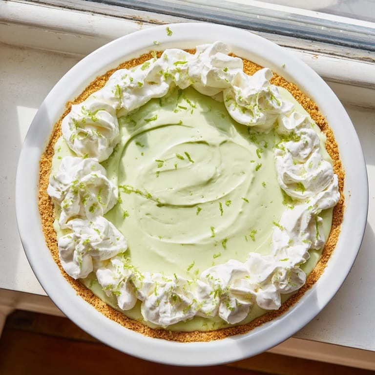 Indulgent Key Lime Pie, perfectly chilled, ready for a taste of pure American dessert bliss.