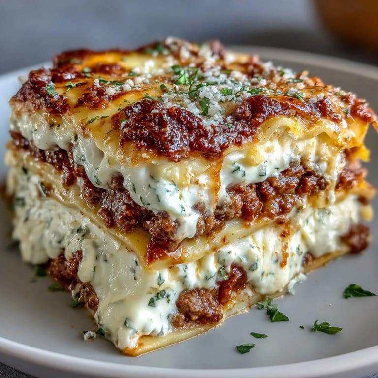 Comforting Worlds Best Lasagna layers tender noodles, savory meat sauce, and melted mozzarella, served alongside garlic bread and salad.