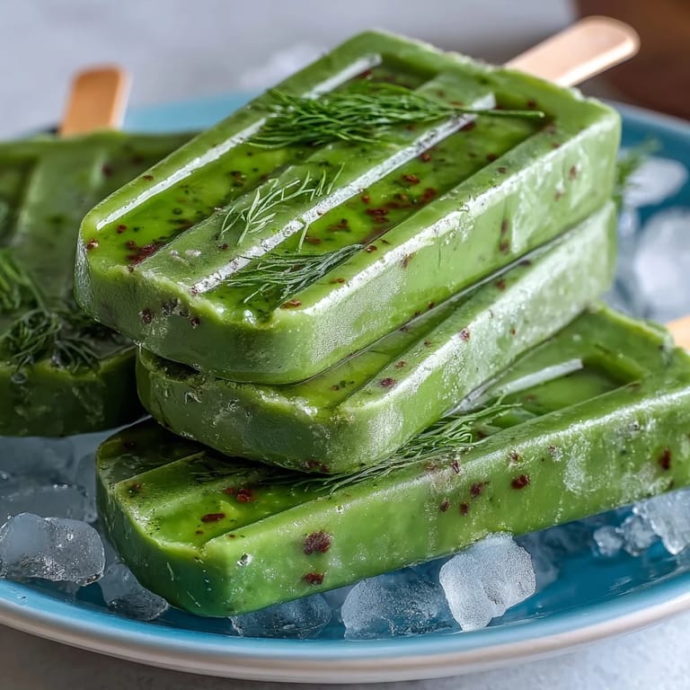 Frozen, unique Pickle Juice Popsicles offer a surprisingly delicious, sweet-tangy burst.
